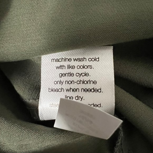 Elizabeth and James Carey Womens Paper Bag High Waist Shorts Olive Green size 10 - Picture 12 of 14